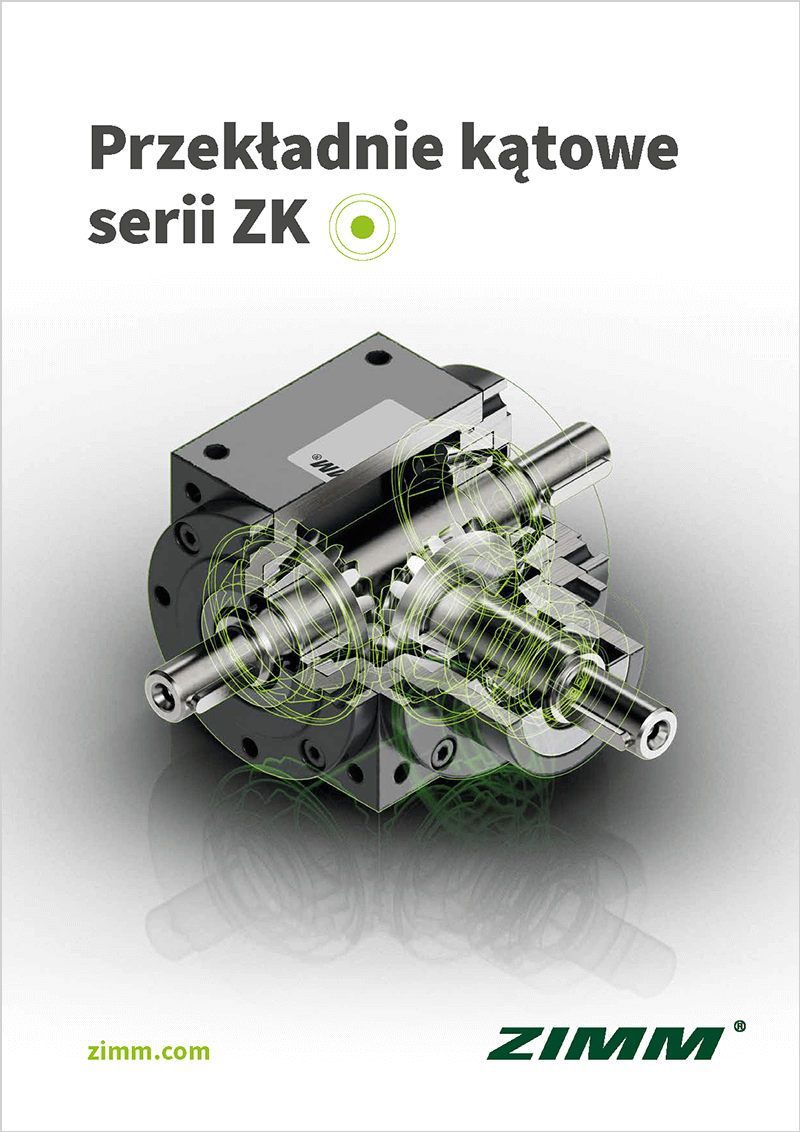 Katalog produktów przekładnie kątowe ZK | ZIMM