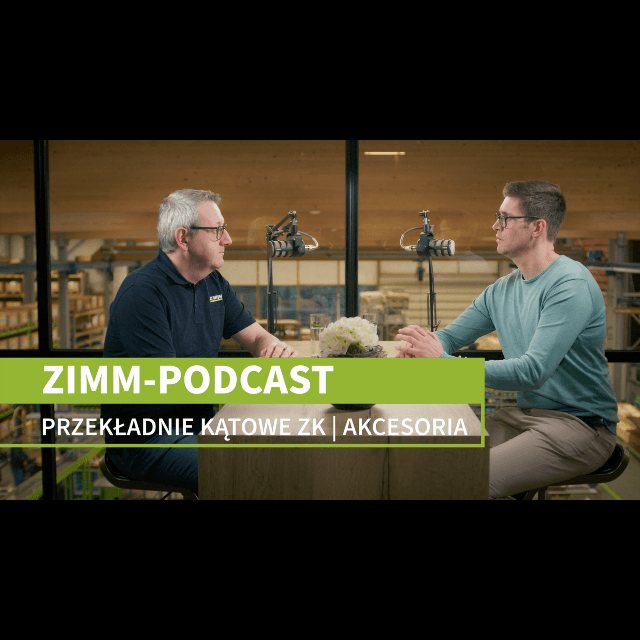 Które części akcesoryjne z programu dostaw ZIMM pasują do przekładni kątowej ZK? | ZIMM